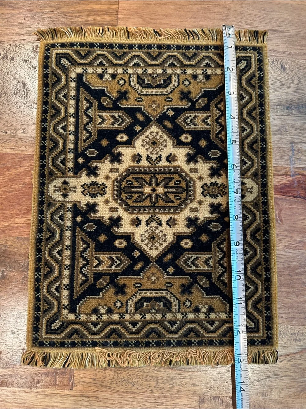 Vtg Persian Style Rug, Dollhouse Furniture